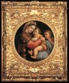 Madonna della Seggiola enmarcada por el maestro renacentista Rafael